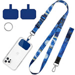 Phone Lanyards, Wrist Lanyards For Keys, Adjustable Shoulder Neck Strap,Universal Crossbody Cell Phone Lanyard For Id Badges,Card Holder, Car Key, And Most Smartphones (Starry Night)