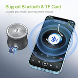 EWA A109mini Bluetooth Speaker with Bass Radiator, Enhanced Bass, Portable Wireless Speaker for Home, Hiking and More - Gray