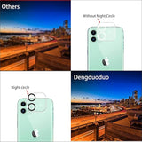3 Pack Camera Lens Protector For Iphone 11 & Iphone 12 Mini, Ultra Hd, Tempered Glass, 9H Hardness, Anti-Scratch, Case Friendly, Easy To Install [No Affect On Night Shots]