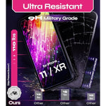 Screen Protector Compatible With Iphone 11 / Xr (2Pack), Easy Auto-Align Install Kit, 6.1" Tempered Glass, 9H Hardness, Ultra Hd Clear, Case Friendly, Easyshield
