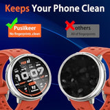 ?3 Pack? For Amazfit Active 2 Screen Protector, [Anti-Scratch] 3D Full Screen Coverage Soft Film,Anti Scratch Hd Clear Screen Protector For Amazfit Active 2