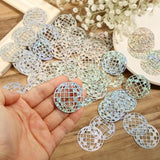 100pcs Glitter Disco Ball Confetti – 70s/80s Party & Bachelorette Décor