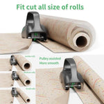 2 Pack Wrapping Paper Cutter With 3 Replaceable Blades,Gift Wrap Cutter Tool For Holiday Gift Wrapping, Slider Wrap Cutter For Gift Wrapping Accessories,Wrapping Paper Roll Cutter For Christmas