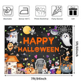 Happy Halloween Backdrop 7x5ft Trick or Treat Banner Party Decoration Photoshoot Background