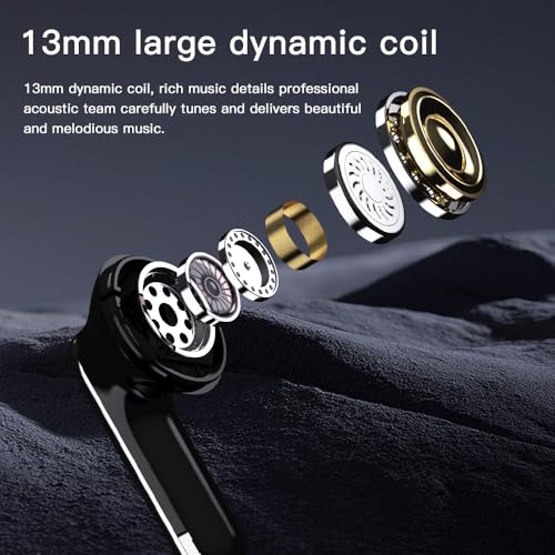 A90 Bluetooth earphones, equipped with an intelligent color touch screen, supporting ANC and ENC active noise reduction functions, wireless audio