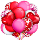 145 Pieces Valentine'S Day Balloon Garland Arch Kit Include Red Pink W