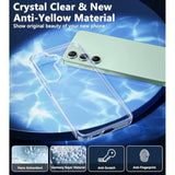 Clear Shockproof Case for Samsung Galaxy S24 Plus Military Grade