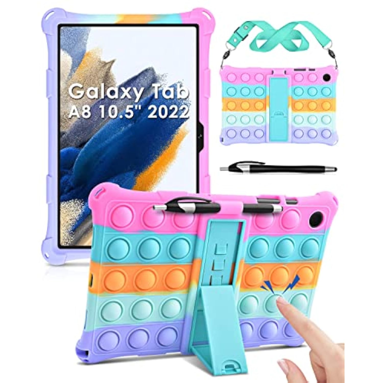 Silicone Case For Samsung Galaxy Tab A8 10.5 Inch 2022 Release, Galaxy Tab A8