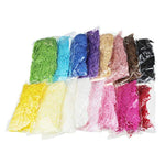 0.7Lb Multicolored Raffia Paper Shreds & Strands Shredded Crinkle Confetti For Diy Gift Wrapping & Basket Filling