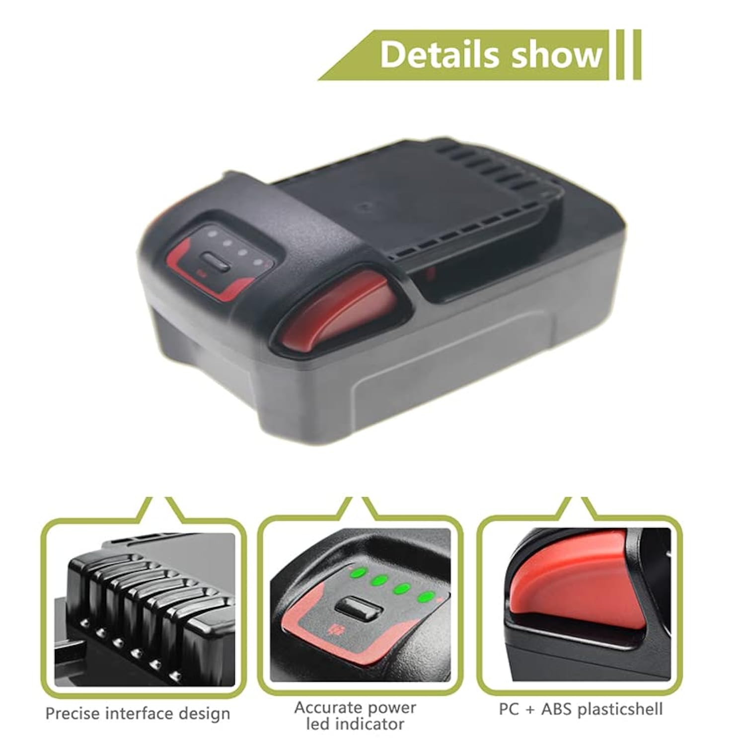 6000mAh 20V Li-Ion Replacement Battery for Ingersoll Rand BL2022 Series Tools