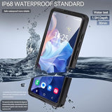 Compatible With Samsung Galaxy S25 Ultra Case Waterproof Protective,Built-In Lens & Screen Protector, Military Grade Shockproof, Full Body Rugged Case For Galaxy S25 Ultra 6.9 Inches (Black)