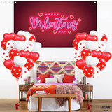 , Red And White Valentines Balloons - 12 Inch, Pack Of 40 | Heart Shap