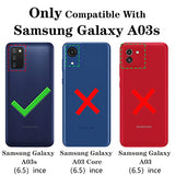for  Galaxy A03S Case, Galaxy A03S Phone Case with HD Screen Protectorr [Military Grade Drop Tested], Double Layer Protective Phone Case