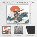 Japanese Anime Mouse Pad, Anime Office Desk Decor Accessories Aesthetic, Square Waterproof Non-Slip Rubber Base Cool Gaming Mousepad For Wireless Mouse 7.9X9.5 Inch