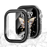 2 In 1 Metal+Pc Case For Apple Watch Series 11/Series 10 42Mm With Upgrated Waterproof Hd Tempered Glass Screen Protector,Hard Pc Overall Protective Cover For Apple Watch 11/10 Case 42Mm Iwatch