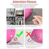 Fast Magnetic Charger Cord For Rose And Most Magnetic Massagers Dc Charging Cable With 2-Magnet Connector