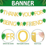 3 Pack Thank You for Being a Friend Golden Themed Party Decor Set