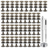 72 Pieces 15Mm Snap Fastener Kit Tool Snap Button Kit Snaps For Leathe