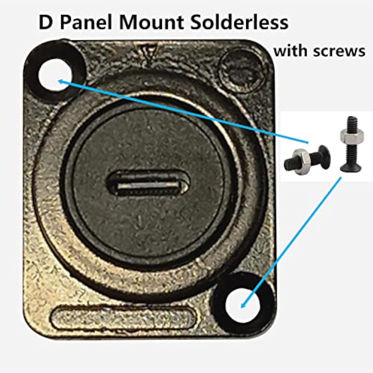 D Type Panel Mount Adapter Coupler Usb Type C 3.1 Female To Female Panel Fixed