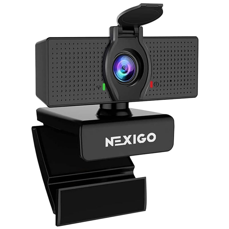 N60 1080P Web Camera, Hd Webcam With Microphone, Software Control & Privacy Co