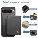 Pixel 9 Pro XL 2024 MagSafe Wallet Case, RFID Blocking, Kickstand - Black