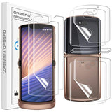 (2 Sets 8 Pcs) Tpu Screen Protector Compatible For Motorola Razr 5G 2020 (Not Glass) Protector De Pantalla High Definition Anti-Scratch Bubble Free