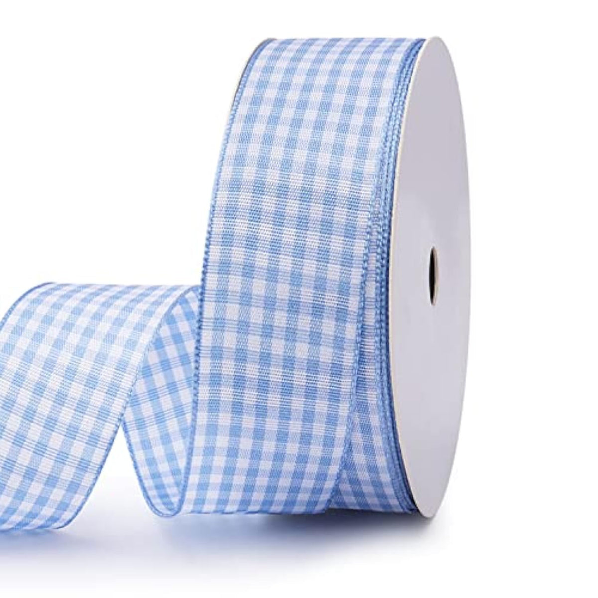 Gingham Ribbon Checkered Ribbon 1-Inch Wide Taffeta Plaid Ribbon 25 Ya