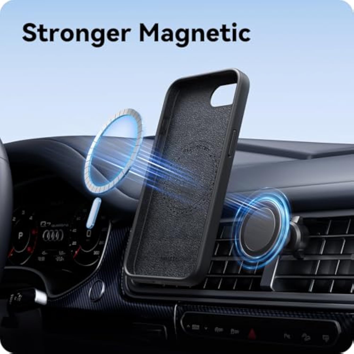 For 16E Phone Case Compatible With Magsafe, Magnetic Silicone Iphone 16E Case, Shockproof Military-Grade Protection, 6.1 Inch, Black