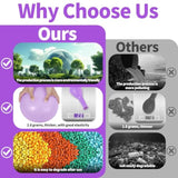 Pink And Purple Balloons, 68Pcs 12 Inch Metallic Purple Pink Confetti Latex Balloons With Ribbon, Party Balloons For Girls Birthday Baby Shower Wedding Party Decorations