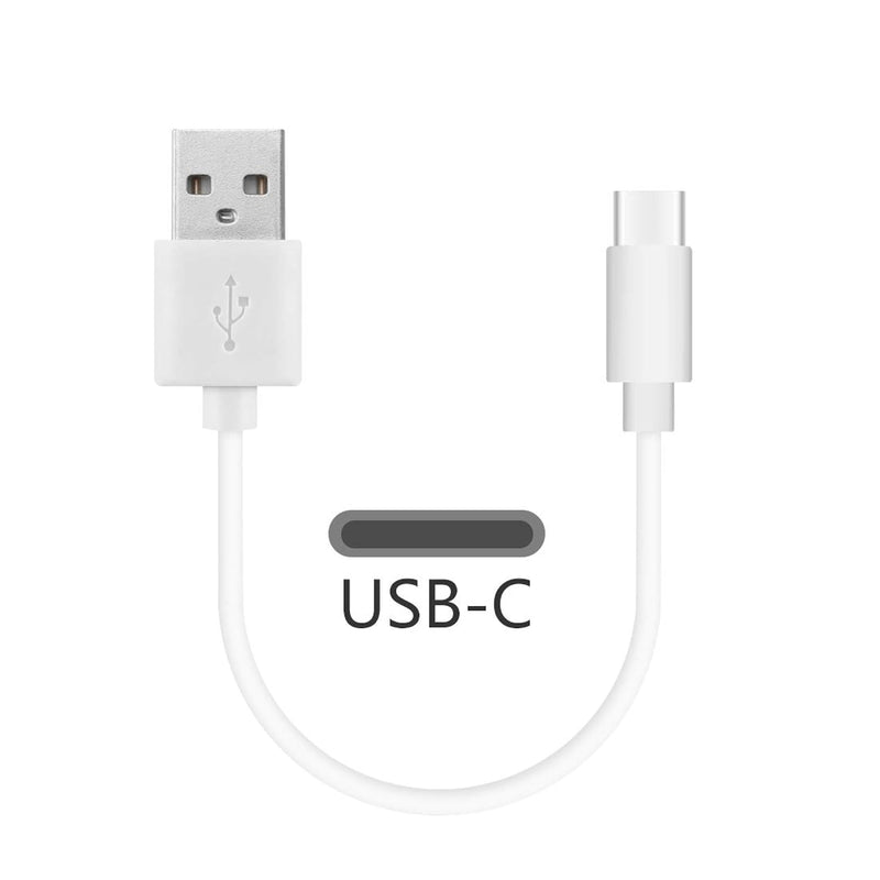 Geekria Type-C Sport Earphones Short Charger Cable Compatible with ATH ANC300T