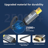 8K Hdmi 2.1 Cable 40 Ft,48Gbps Ultra High Speed Gaming Braided Cables Support
