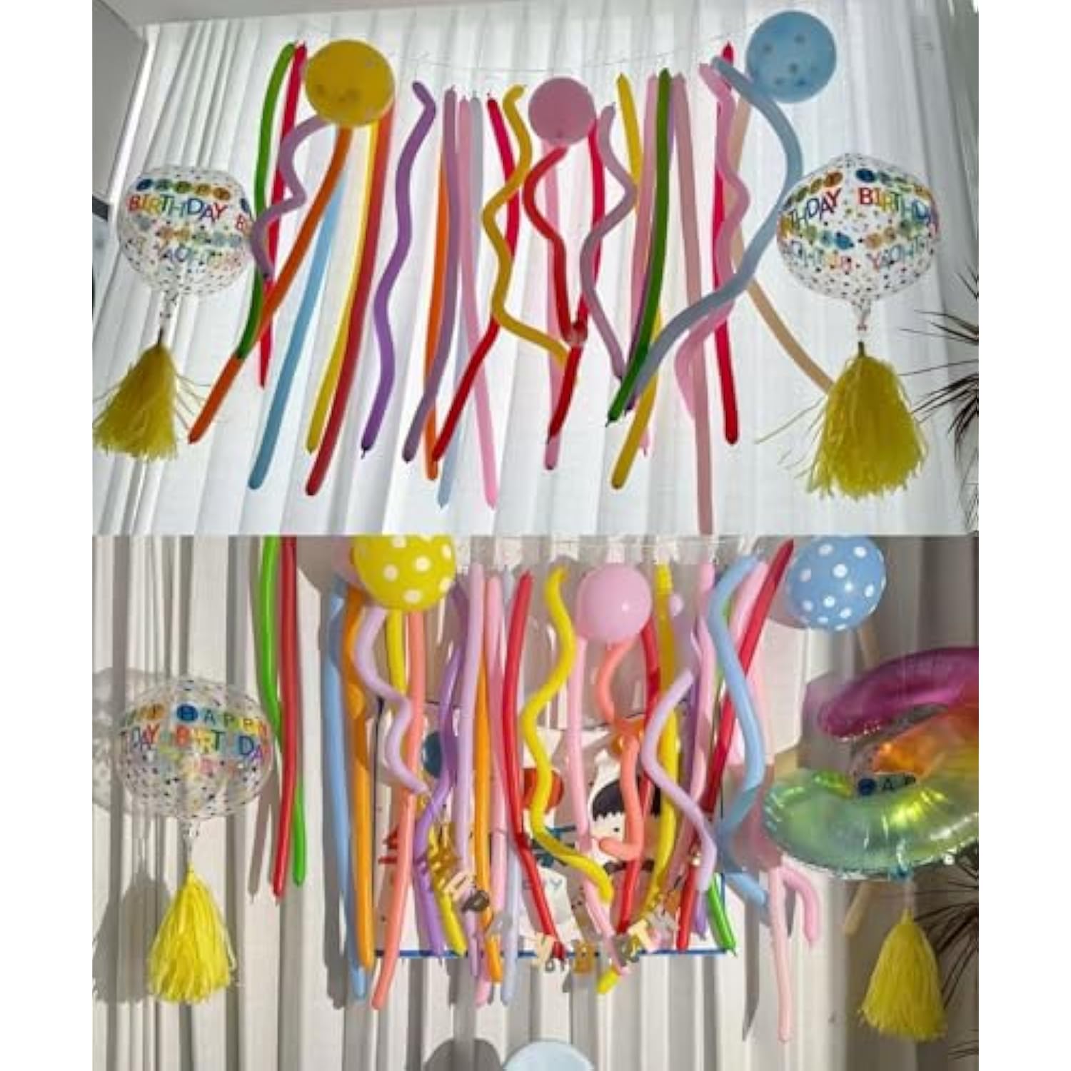 260 Balloons - Multi Long Balloons For Tying Balloon Arch, 100Pcs Twisting Balloon For Animal Modeling & Birthday Party Decorations
