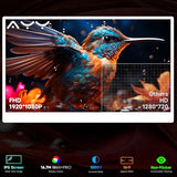 Portable Monitor For Laptop, 15.6 Inch Fhd 1080P Usb-C Hdmi 100% Srgb Hdr Ips Display, Ultra-Thin Travel Second Screen Compatible With Laptop Mac Pc Phone Ps5 Xbox Switch, Built-In Speakers, White