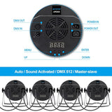 Stage Lights For Parties, 54X3W Led Par Light Rgb, Dmx Dj Lights Sound Activated,Strobe Wash Lighting For Party, Wedding, Club, Concert And Festival