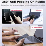 2 Pcs 360 Degree Matte Privacy Screen Protector For Samsung Galaxy Z Fold 6, 4 Direction Ways Anti-Peep Soft Tpu Film 4H Hardness Scratch Resistant