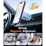 Purple iPhone 14 Pro Max Case Compatible with MagSafe Wireless Charging