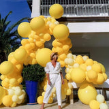 Mustard Yellow Balloons: 50-Pack Latex Party Decorations