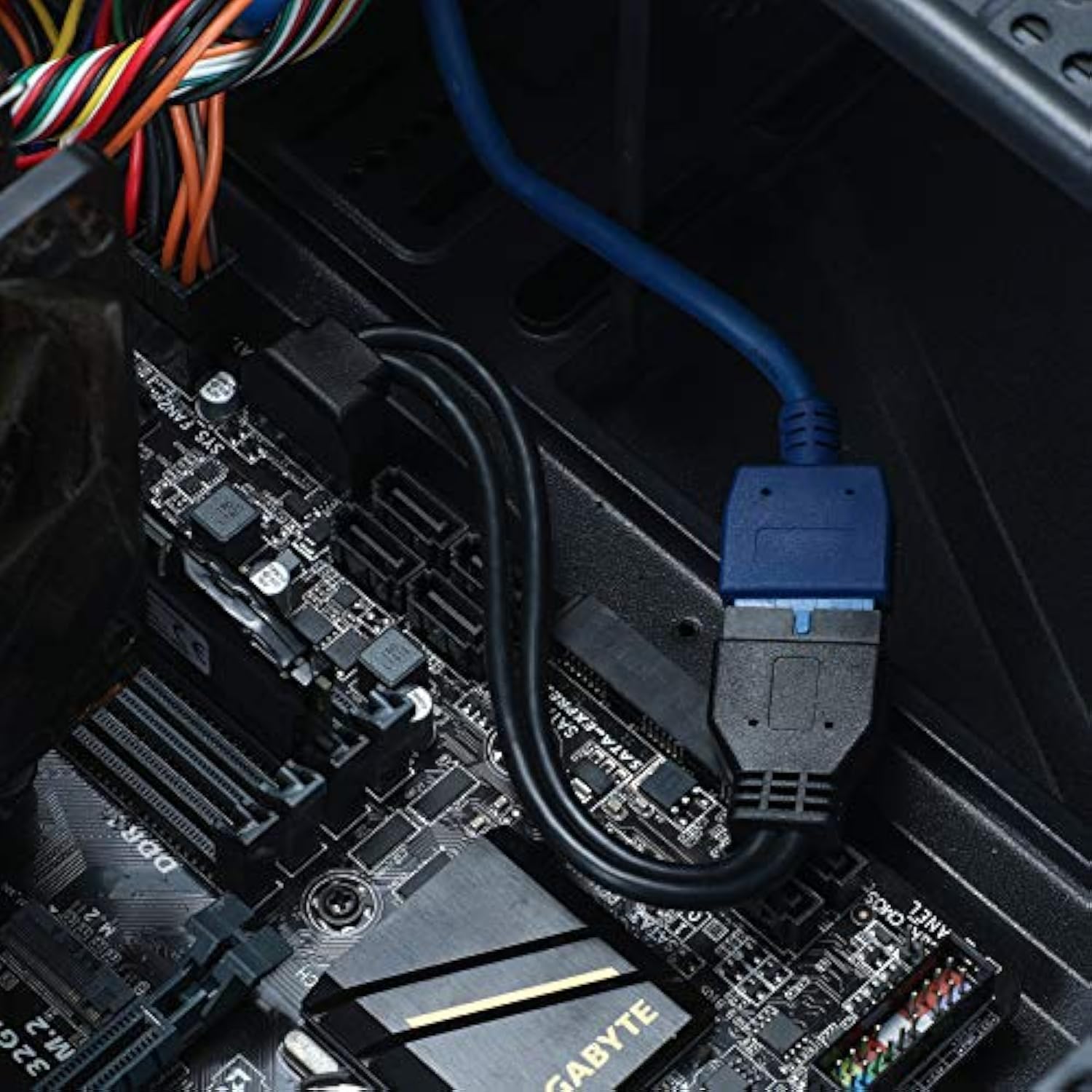 Sata Usb Extension Cable Usb 3.0 Motherboard Front 19Pin Male To Female Extens
