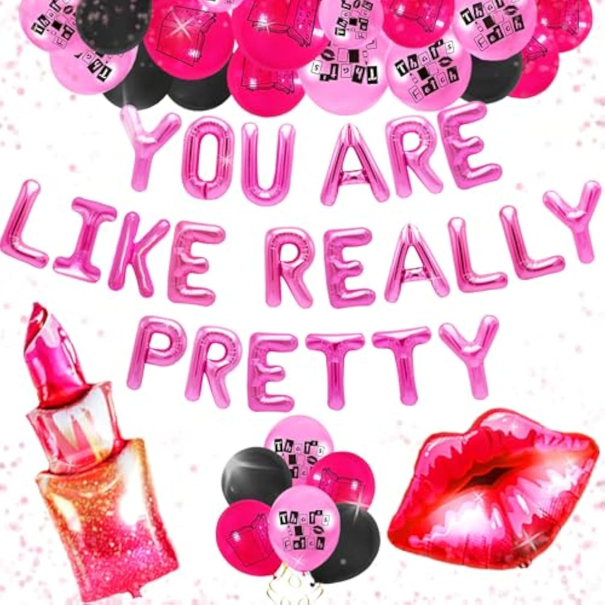 You Are Like Really Pretty Party Decor Mean Girl Bachelorette Party Decorations Early 2000S Party Decorations Y2K You Are Like Really Pretty Banner Sign