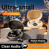 Invisible Mini Sleep Earbuds,Ultra-Light Comfort Fit Sleep Headphones for Side Sleepers,Mini Noise Blocking Sleep Earphones,Bluetooth 6.0 Wireless