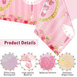 50 Pcs Ballerina Birthday Party Supplies Ballerina Tablecloths Ballet