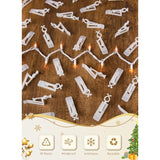 All In One Christmas Light Clip, Universal Gutter And Shingle Clip For C7, C9 And Mini Lights, 100 Pack