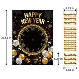 New Year 2026 Clock Game Party Activities Decorations Supplies