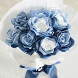 Dusty Blue Ribbon 1-1/2 Inch Double Face Satin Ribbon Silk Ribbon 50 Y