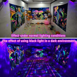 2 In 1 Disco Black Light Glow Party Lights,10W Uv Disco Ball Light With Sound Activated Strobe Light Halloween Dj Party Lights Indoor For Halloween Christmas Birthday Party Dancing Decoration, 1 Pack