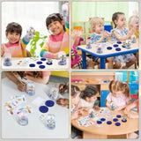 12 Sets Religious New Year'S Snow Globe Craft Kits Shine For Jesus In The New Year Diy Plastic Glitter Snow Globe Kit For Kids Sunday School Party Supplies