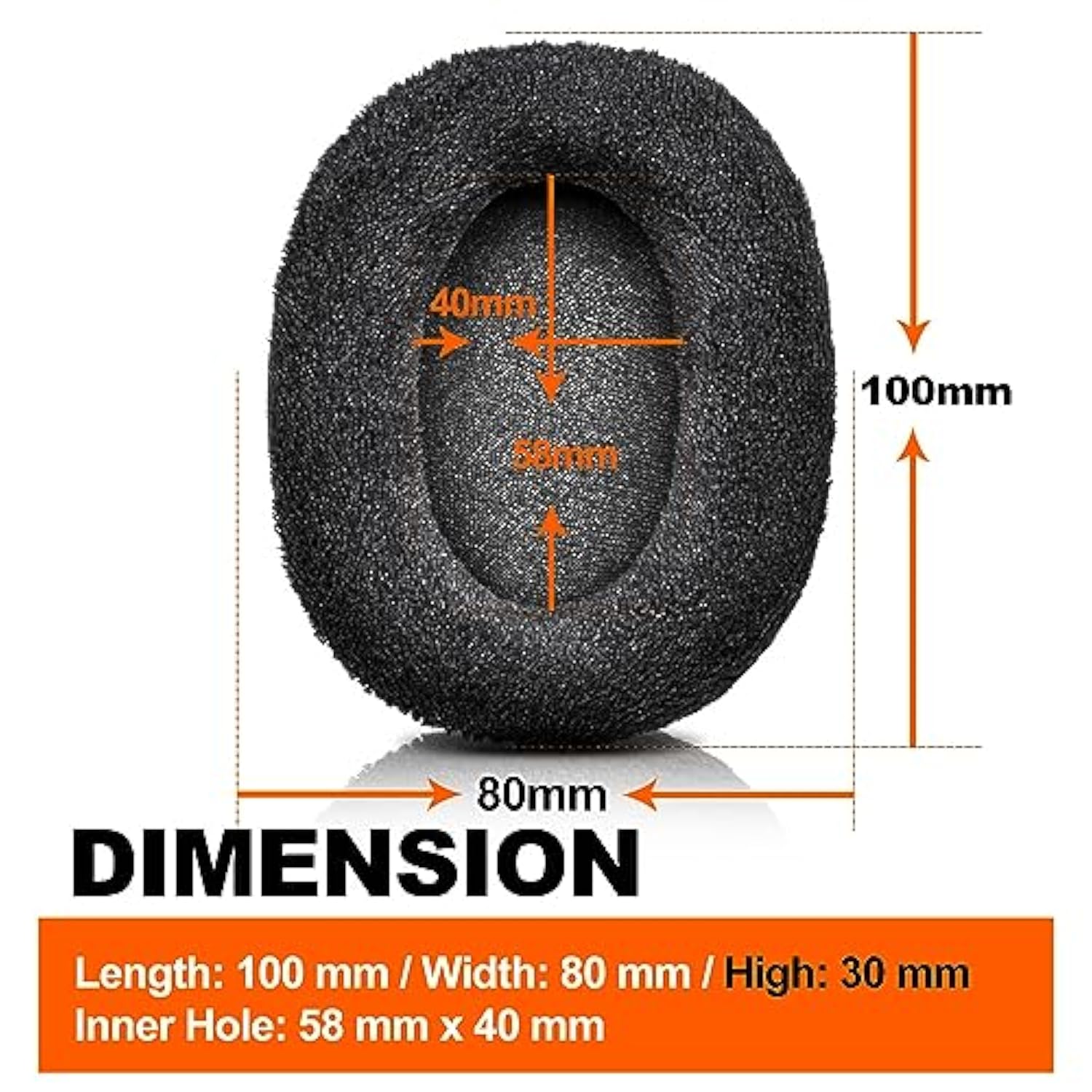 1000Xm5 Earpads Compatible With Wh-1000Xm5 By - Noise Isolating Memory Foam, Added Thickness, Improved Durability & Sound Ear Cushion (Soft Velour)