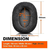 1000Xm5 Earpads Compatible With Wh-1000Xm5 By - Noise Isolating Memory Foam, Added Thickness, Improved Durability & Sound Ear Cushion (Soft Velour)