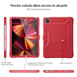 For Ipad Pro 11 Inch Case 2022(4Th Gen)/2021(3Rd Gen), [Screen Protector] Dual