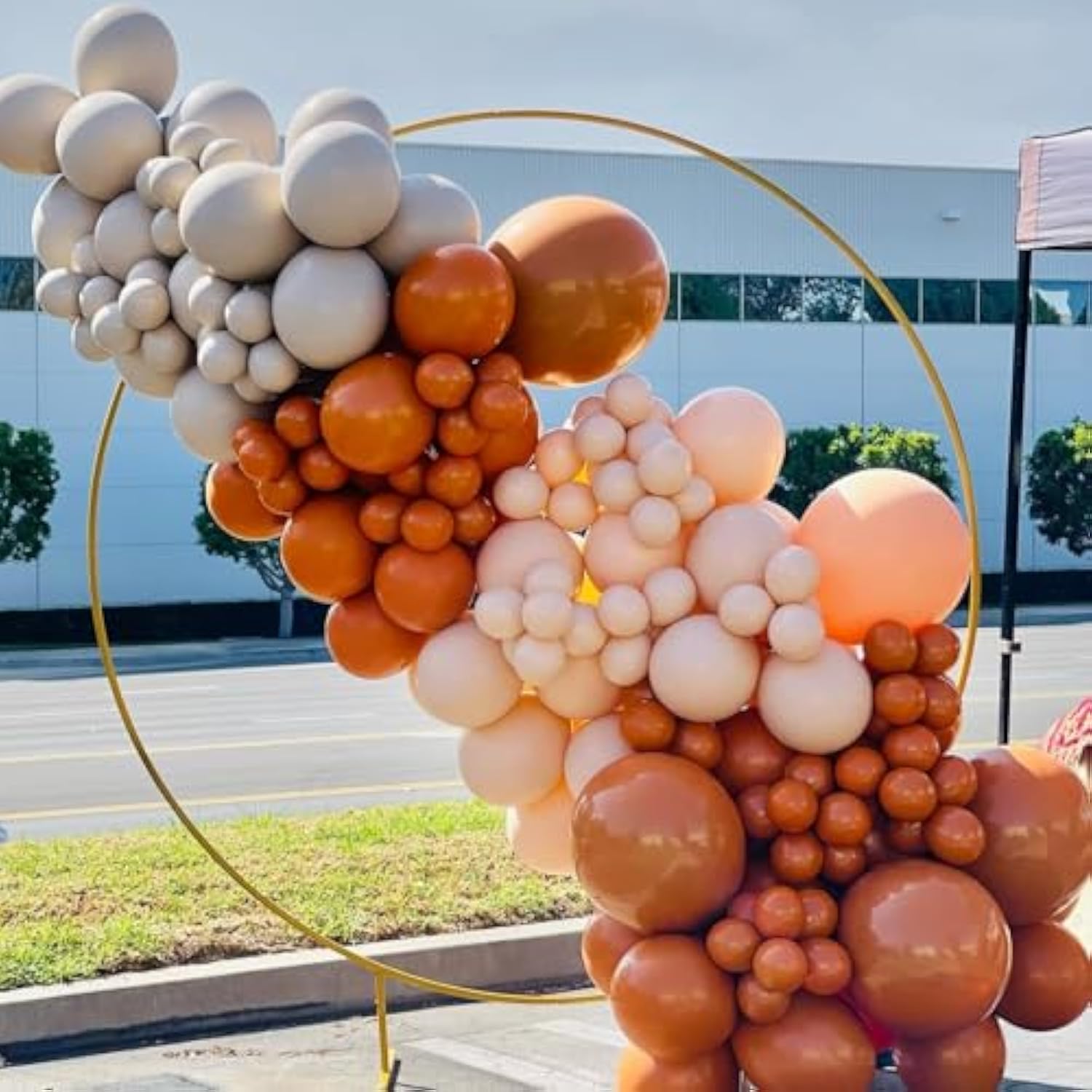 Fall Balloon Arch Kit: Orange, Gold, Apricot Party Garland